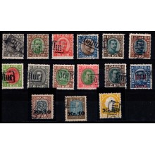 Blandet lot med Tollur stempel